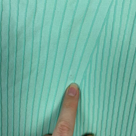 Lululemon Ebb to Street Cropped Tank Top Rib Map Wild Mint Ice Green Size 14 - Picture 7 of 9